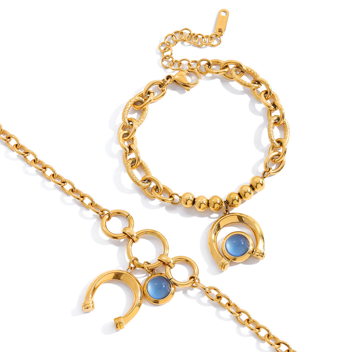 Armband «Equestrian Collection» mit blauer Resin
