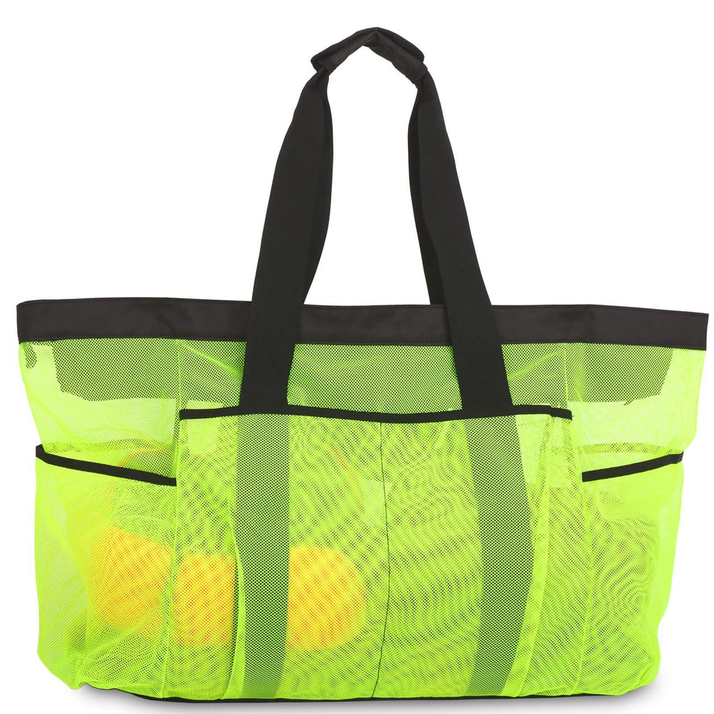 Mesh Strandtasche mit Reissverschluss – Bild 5 | LuxeStyle