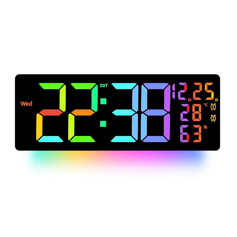 RGB-Farbwechselnde LED-Wanduhr