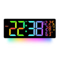 RGB-Farbwechselnde LED-Wanduhr