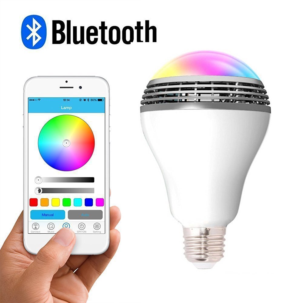 LED Smart Bluetooth Speaker E27 Lampe