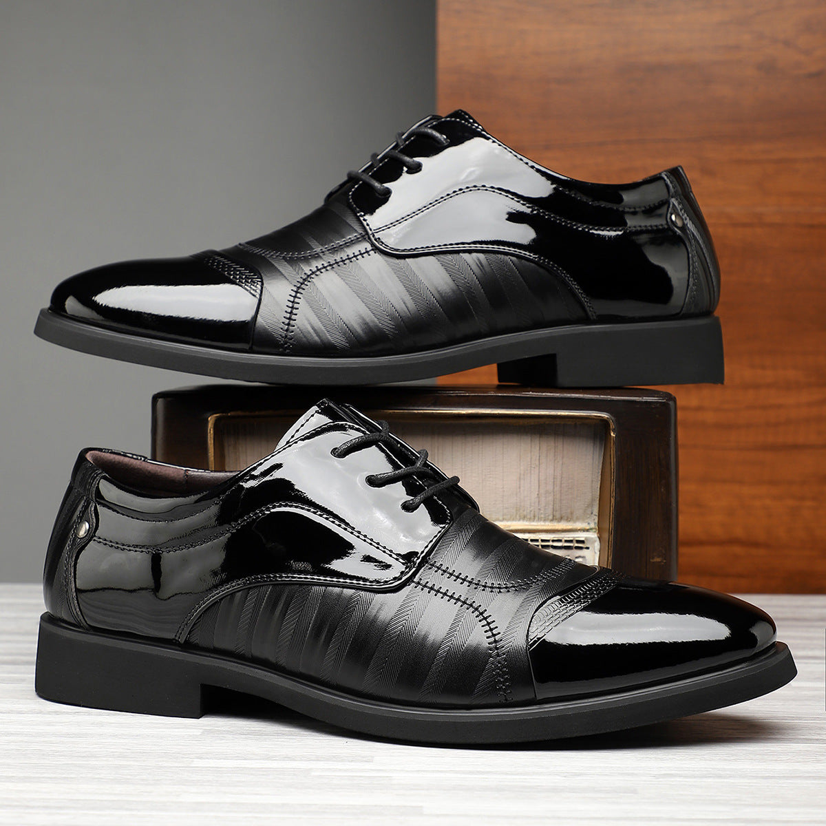 Stylische Slip-on Lederschuhe für Herren
