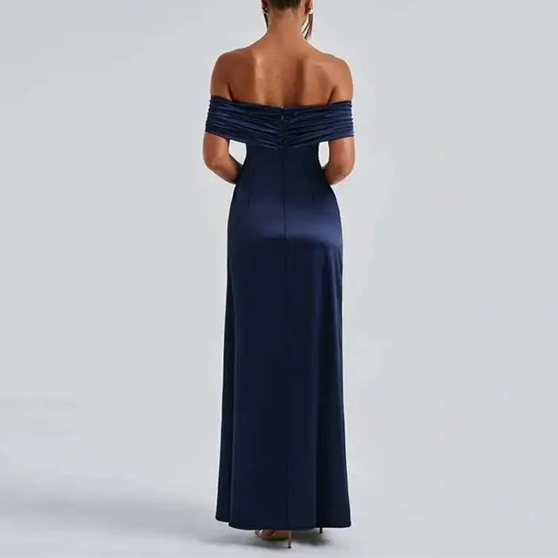 Elegantes, tailliertes Langarmkleid
