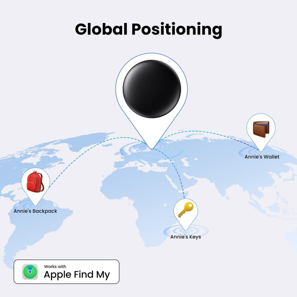 Suchtracker für Apple-Geräte in 6 Farben