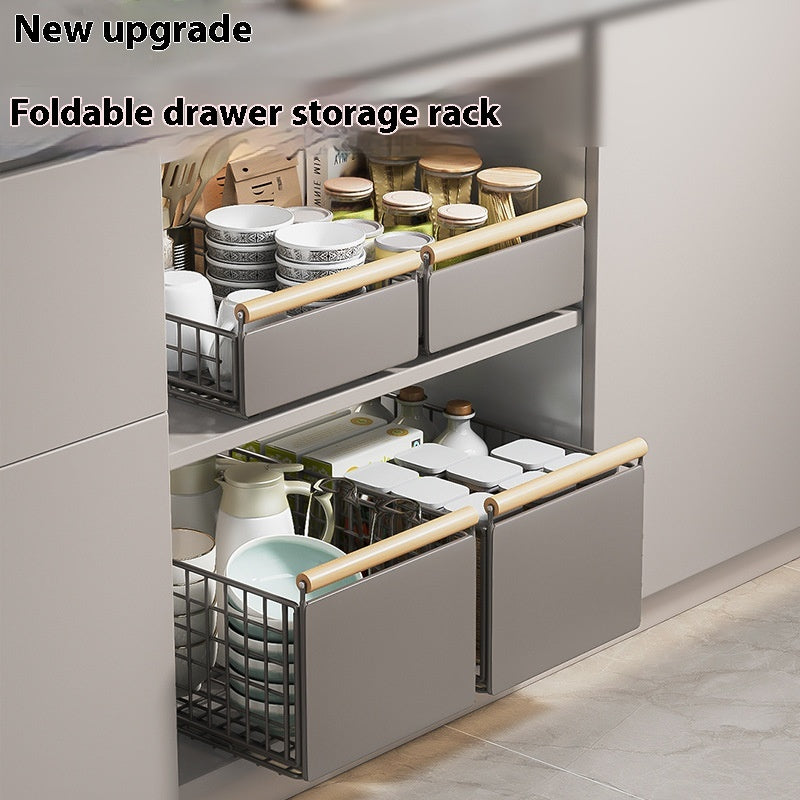 Multifunktionaler ausziehbarer Aufbewahrungskorb – Bild 2 | LuxeStyle