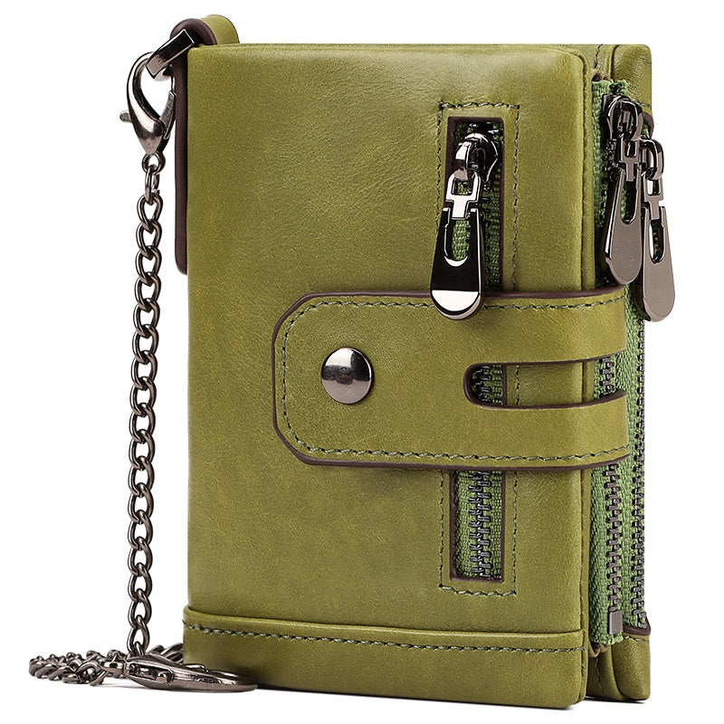 Männer-Geldbörse mit Tri-Fold-Design