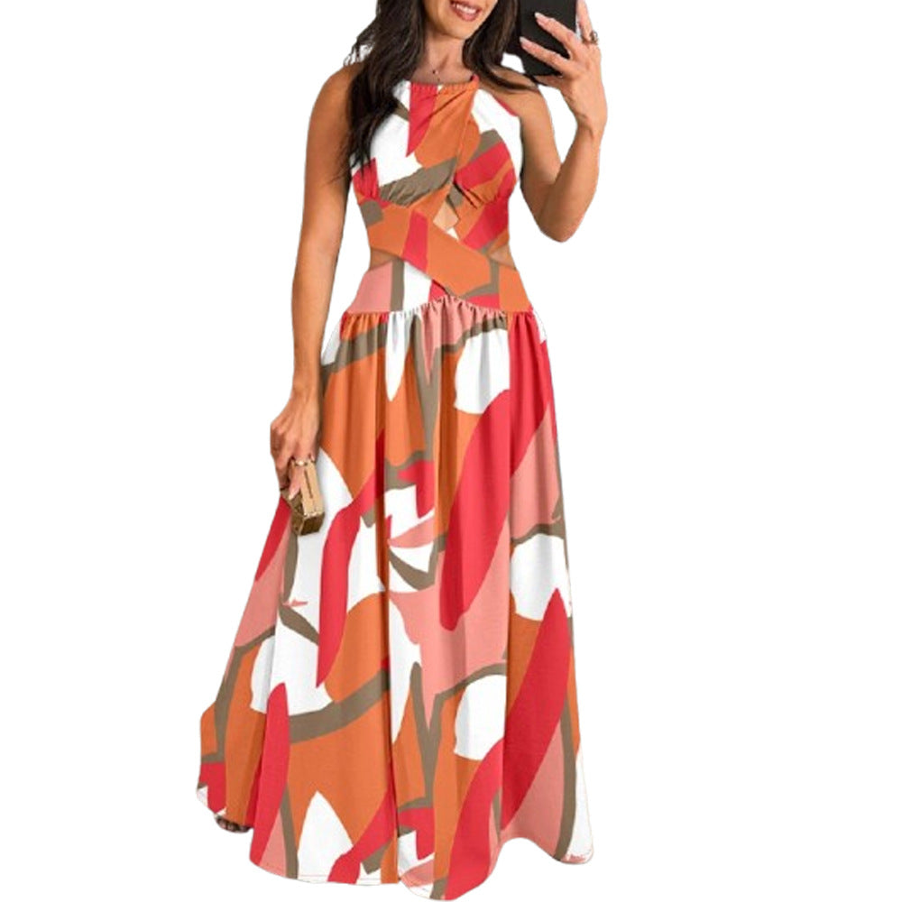 Sommerkleid mit hohem Bund