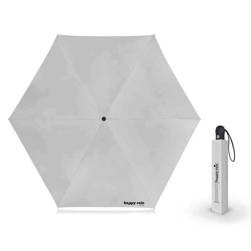 Mini Slim Automatischer UV-Regenschirm mit 6 Rippen | LuxeStyle