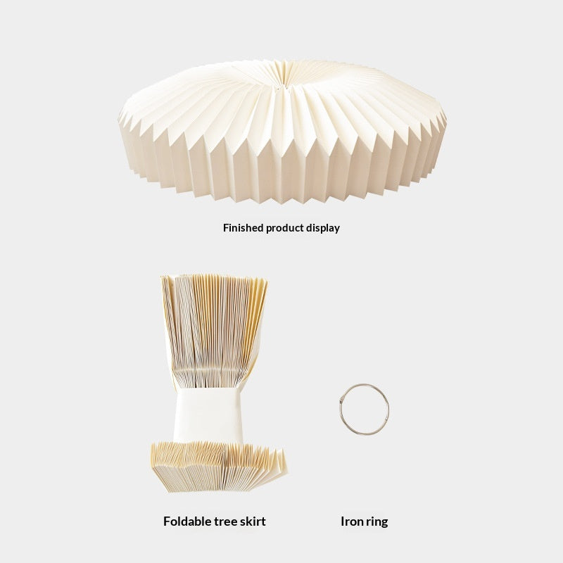 Weihnachtsbaumständer aus Papier, 60 cm, weiss – Bild 4 | LuxeStyle