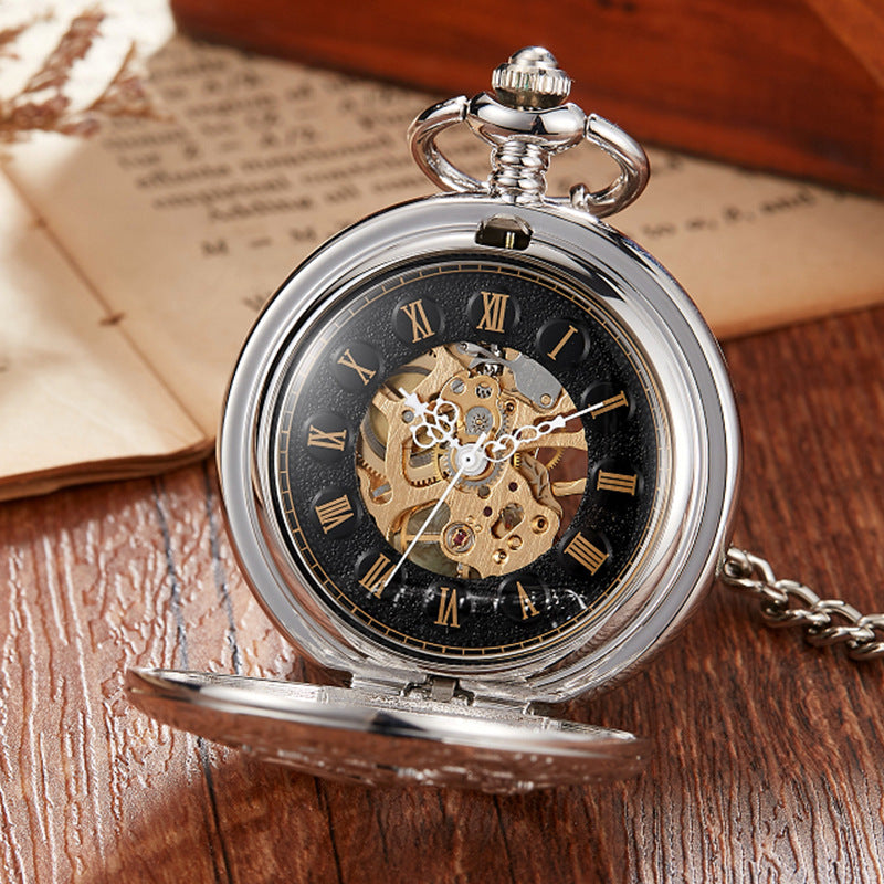 Mechanische Taschenuhr im Antik-Stil – Ansicht 2