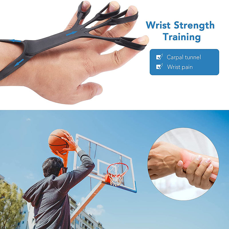 Silikon-Finger-Übungsstrecker für Arthritis & Stärkung