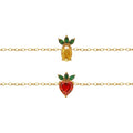 Armband mit Ananas- und Erdbeer-Motiv – Bild 3 | LuxeStyle