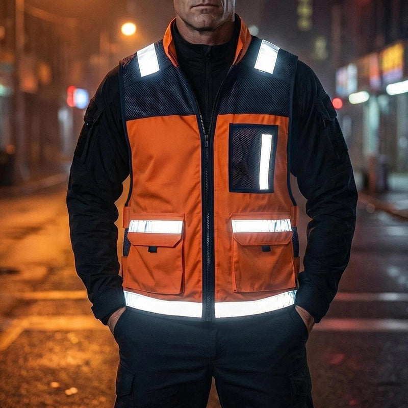 Taktische Outdoor Warnweste für Herren – Ansicht 6