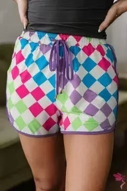 Freizeit-Shorts für Damen mit Kordelzug