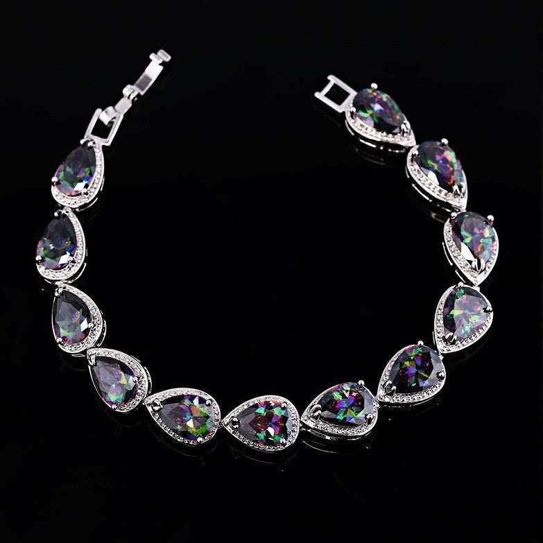 Mehrfarbiges Edelstein-Armband | LuxeStyle