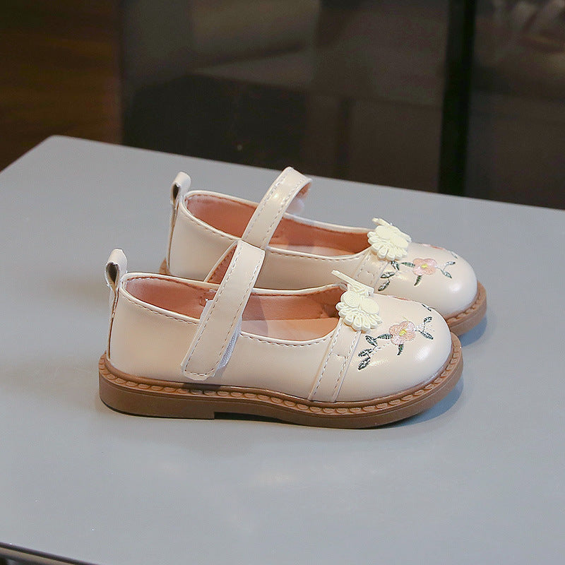 Püppchen-Schuhe aus Leder