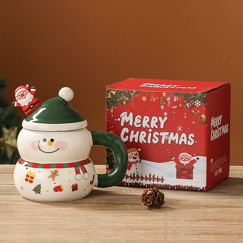 Weihnachts-Keramiktasse mit Schneemann-Motiv – Bild 11 | LuxeStyle