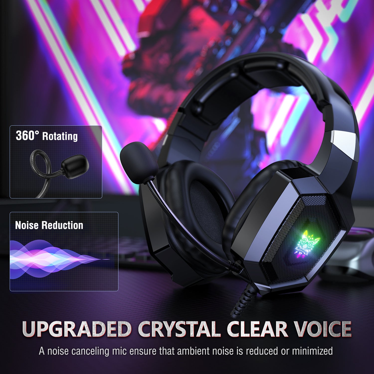Creative Gaming-Headset mit Beleuchtung