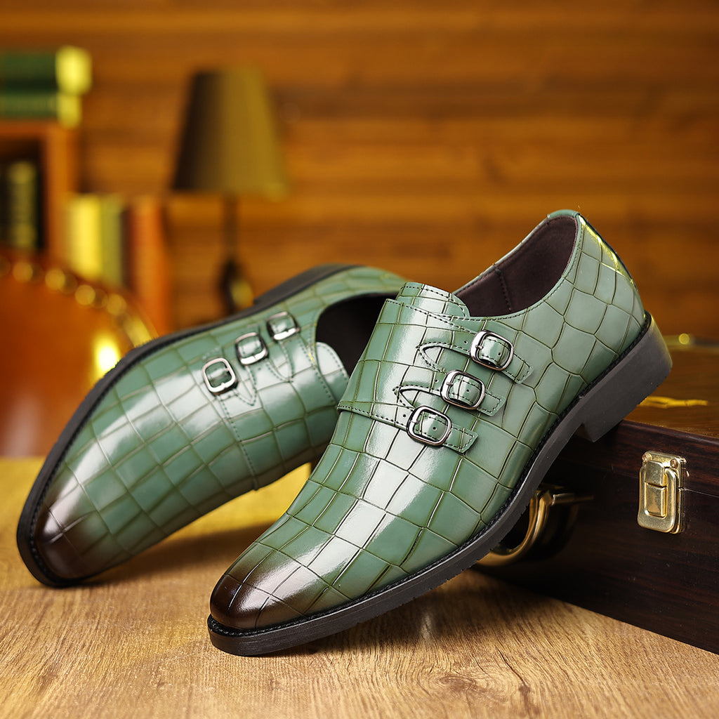 Herren Business-Schuhe mit Schnallen