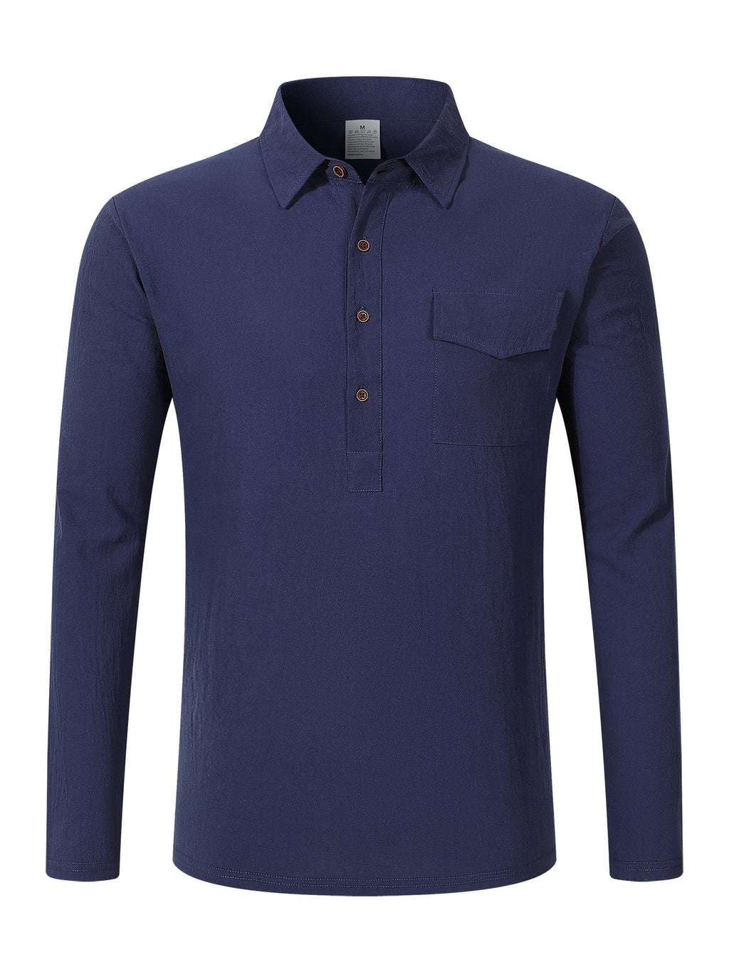 Slim-Fit Leinen-Polohemd – Bild 9 | LuxeStyle
