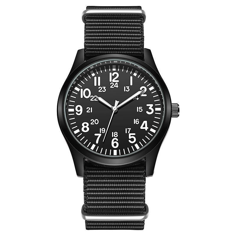 Air Force Field Stoffarmband 24-Stunden-Uhr – Bild 5 | LuxeStyle