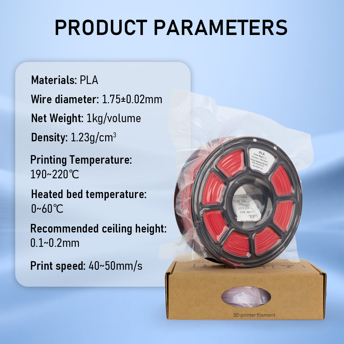 PLA 3D Drucker Filament 12er Set, 1.75mm