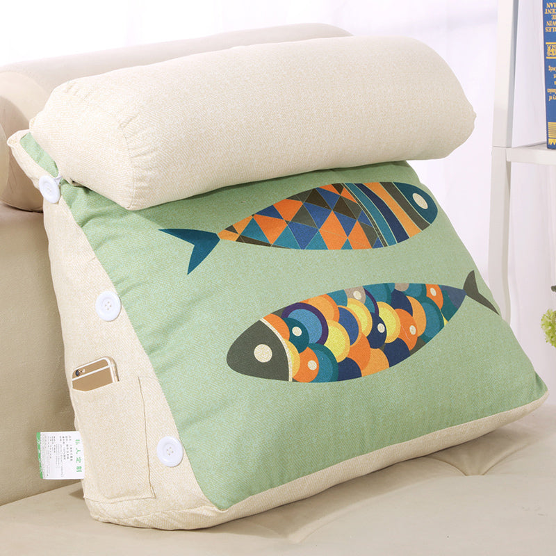 Nackenkissen für Bett, abnehm- & waschbar