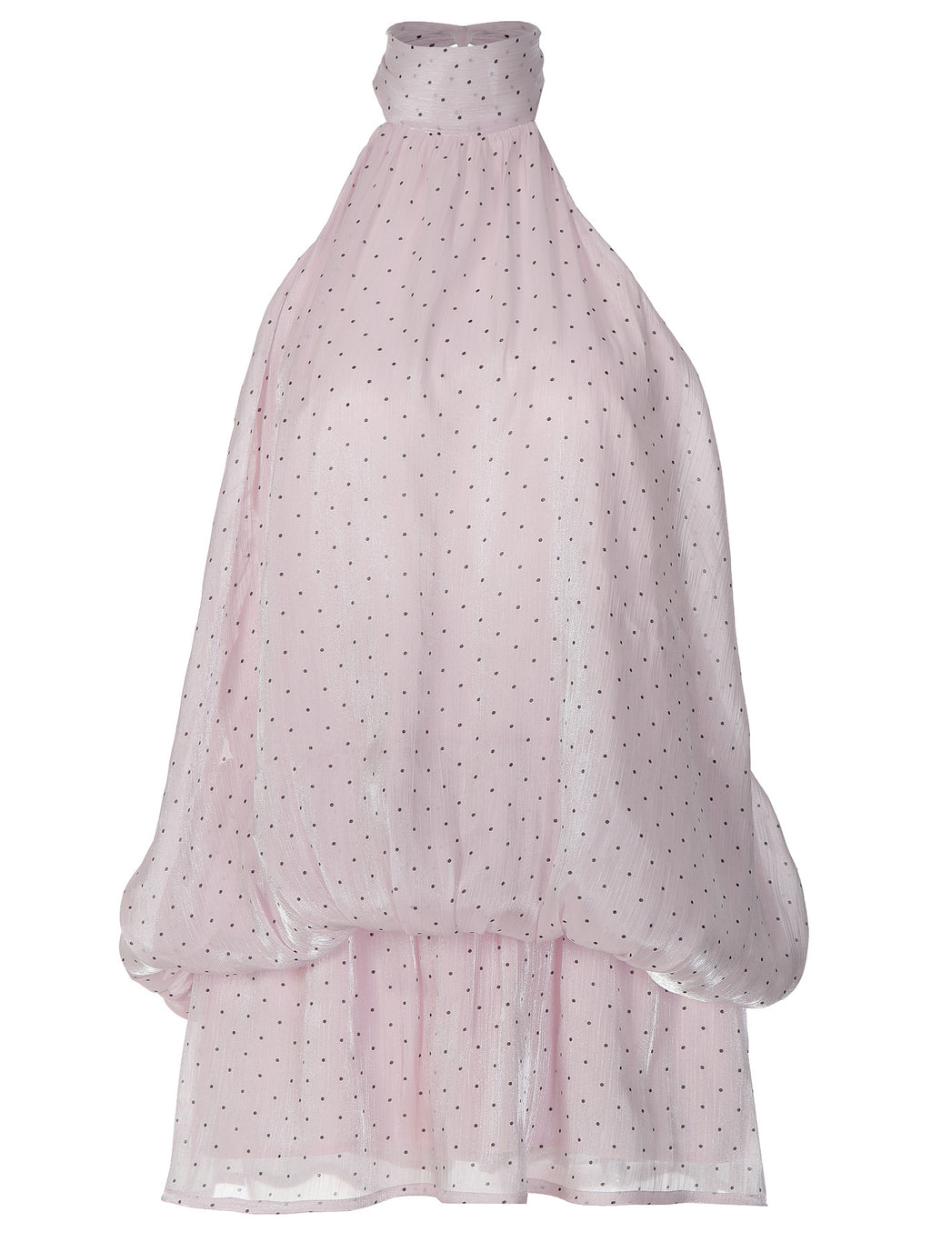 Gepunktetes rückenfreies Neckholder-Kleid – Bild 6 | LuxeStyle