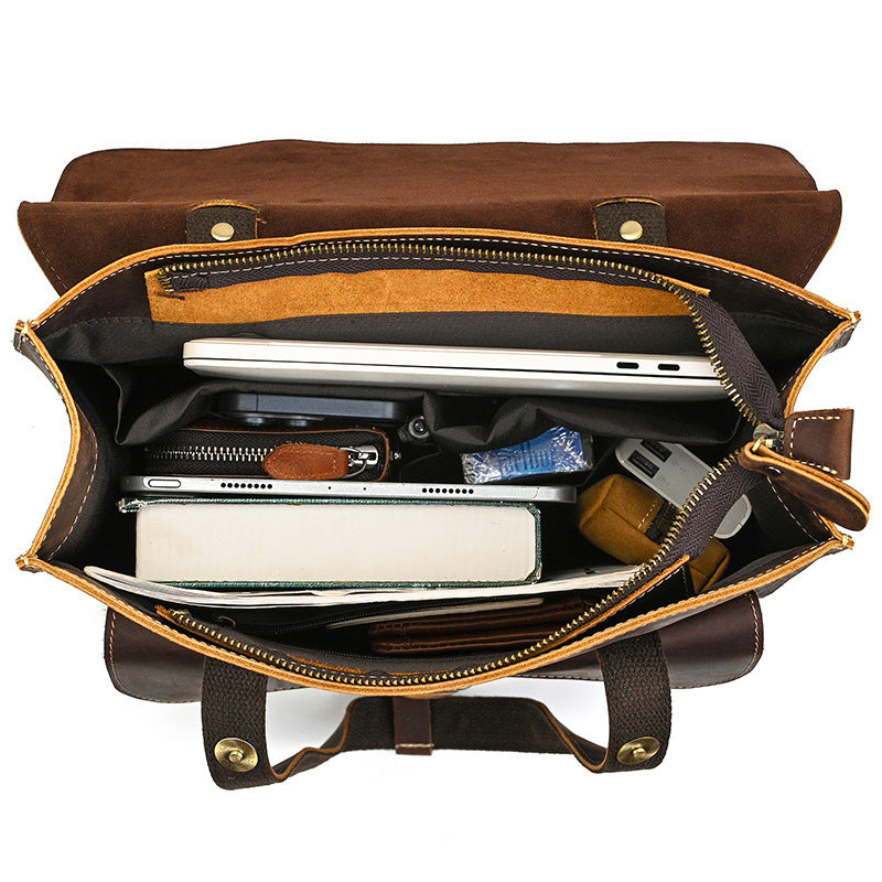 Lederrucksack für Alltag und Reisen