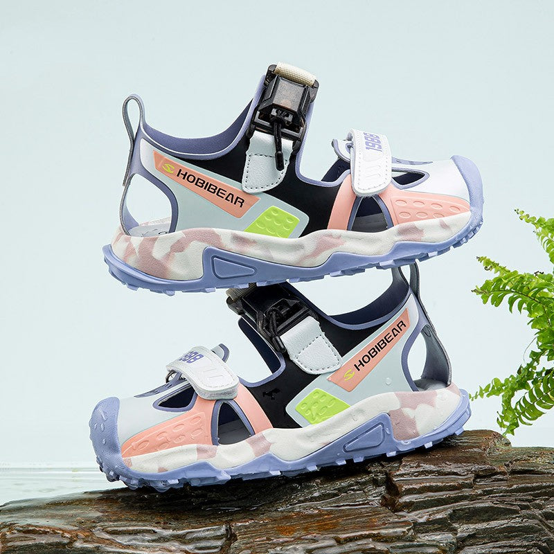 Casual Sandalen Einheitsfarbig