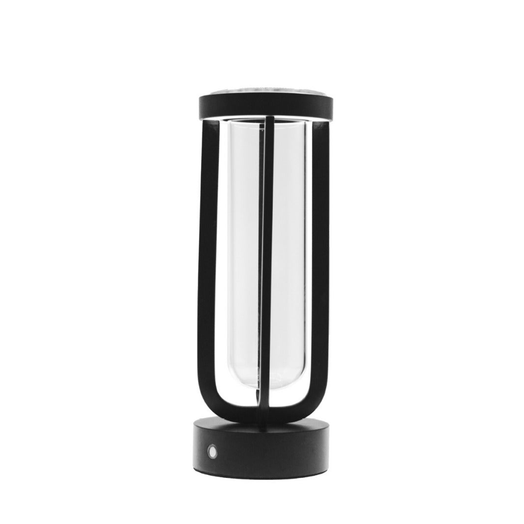 Schwarze Tischlampe mit Akku – Bild 3 | LuxeStyle