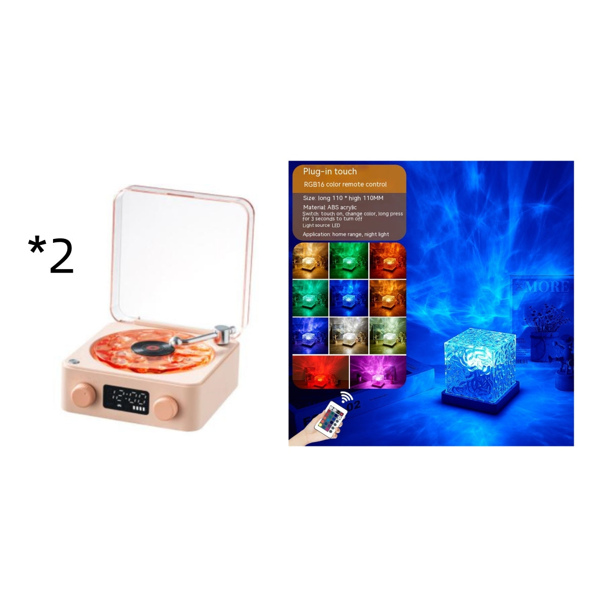Retro Plattenspieler Bluetooth Lautsprecher