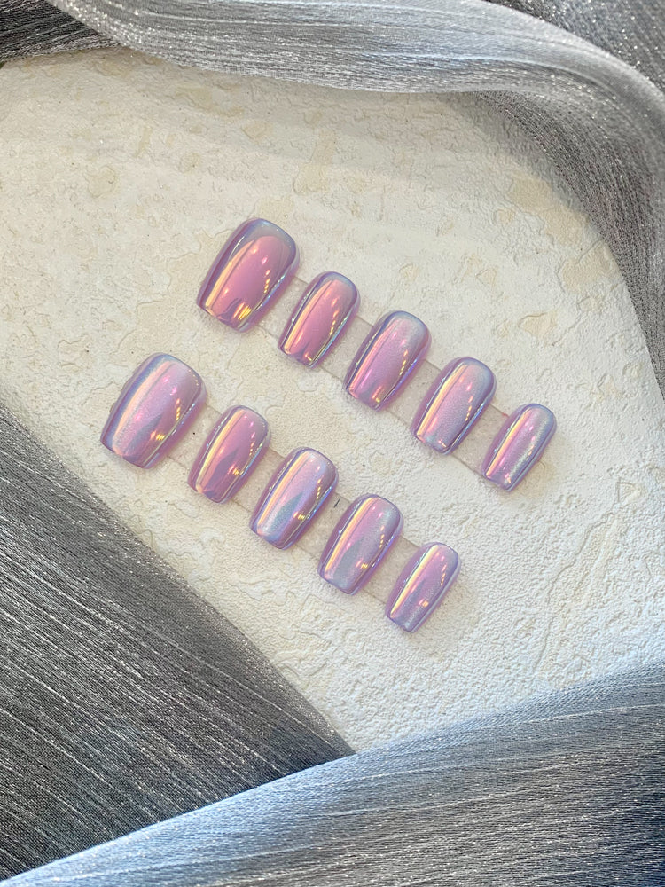 Lila Nagelsticker