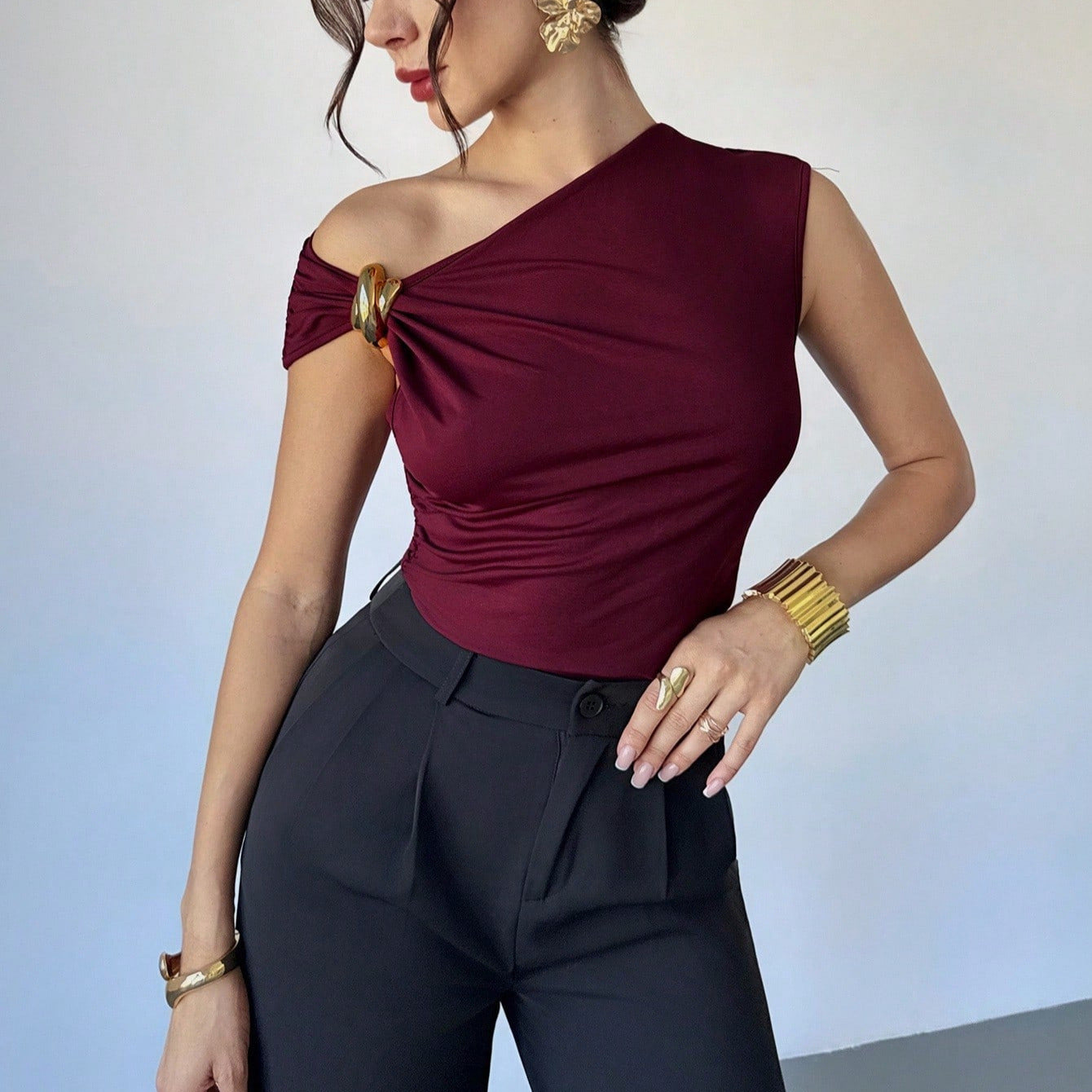 Elegantes ärmelloses Slimming Top