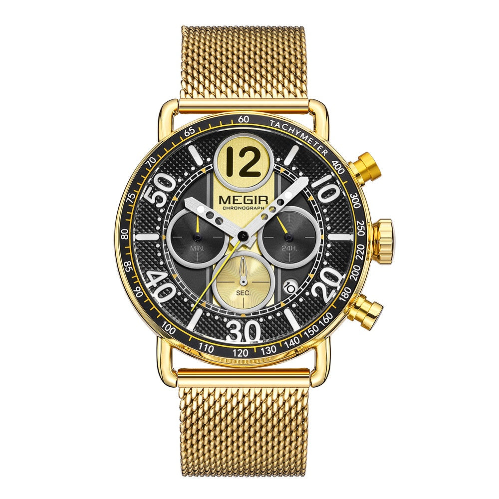 Goldene Herren-Armbanduhr
