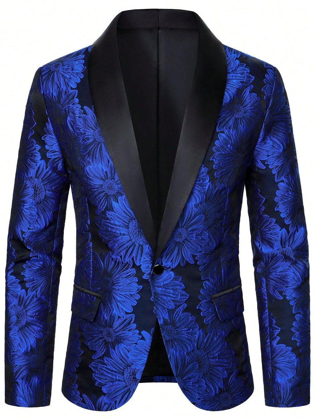 Herren Anzug, Slim Fit, Dunkelblau – Ansicht 6