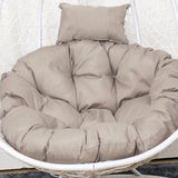 Farbe: Einfarbig Grau, Rundes Pad