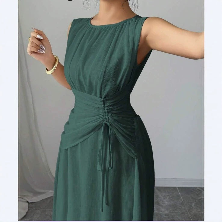 Langärmellose Chiffon-Dress – Bild 9 | LuxeStyle