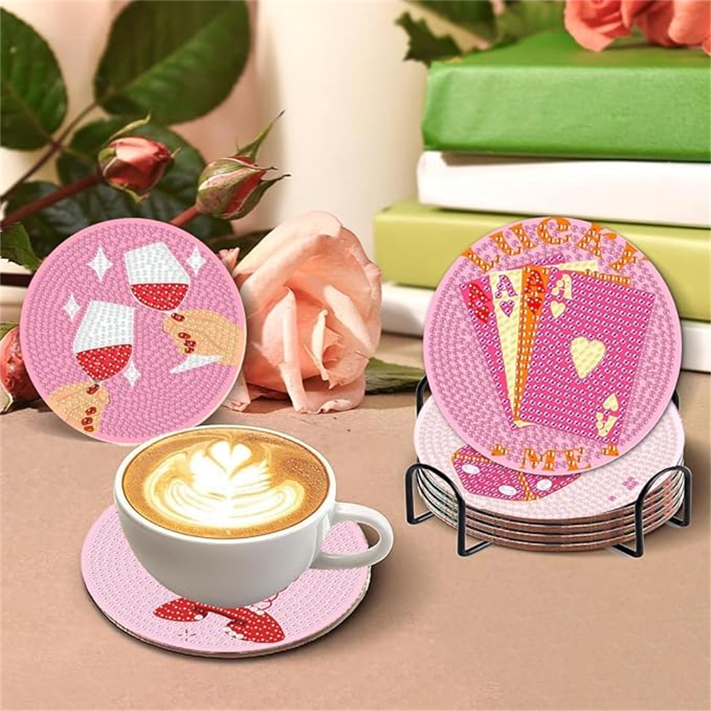 Diamant-Malerei Untersetzer DIY-Set für Erwachsene & Anfänger