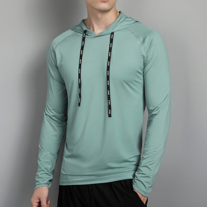 Lockerer, schweissabsorbierender Lauf-Hoodie für Herren – Bild 3 | LuxeStyle