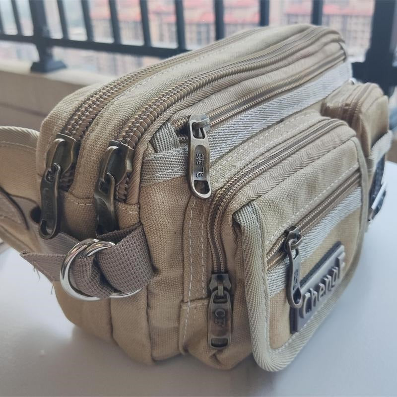 Hüfttasche aus strapazierfähigem Canvas – Bild 4 | LuxeStyle