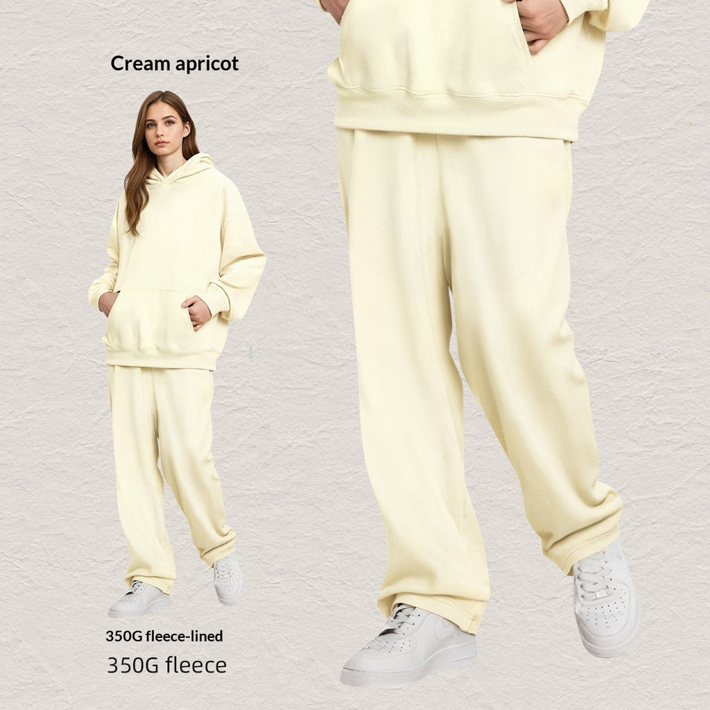 Kapuzen-Sweatshirt-Set, Fleece-gefüttert – Ansicht 5