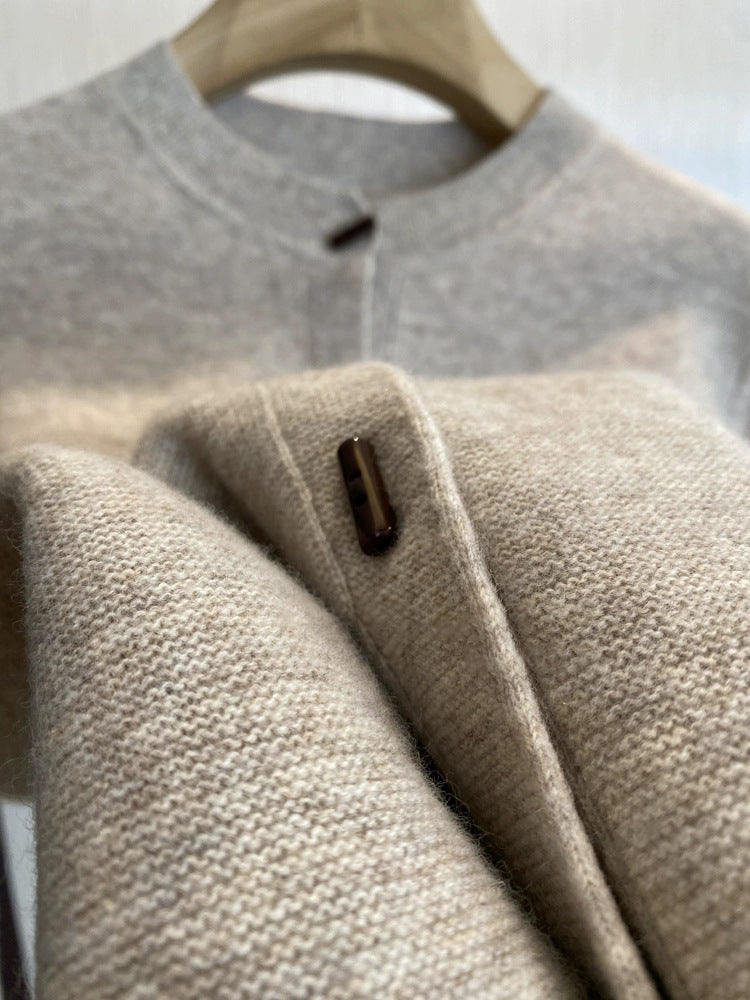 Woll-Cardigan im Casual Fit