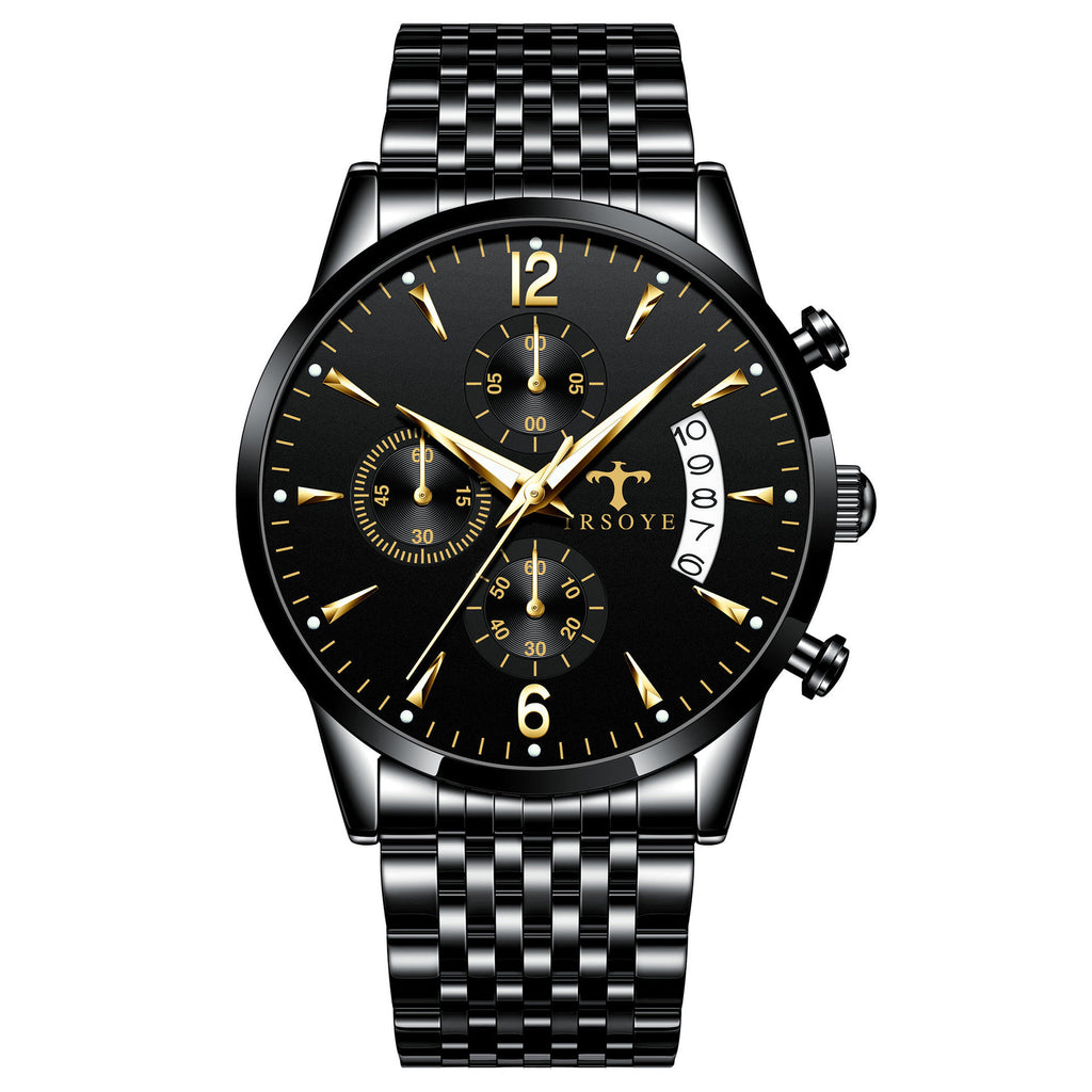 Männer Multifunktions-Lumineszenz-Wasserdichte Quarz-Uhr – Bild 9 | LuxeStyle