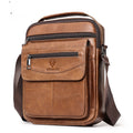 Crossbody Rucksack aus Vollnarbenleder – Ansicht 2