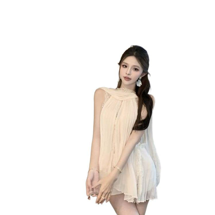 Rückenfreies Camisole mit Spitze