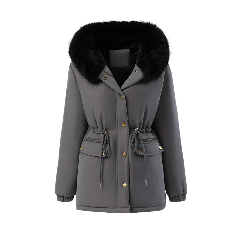 Fleecegefüllte Baumwolljacke mit Kapuze – Bild 6 | LuxeStyle