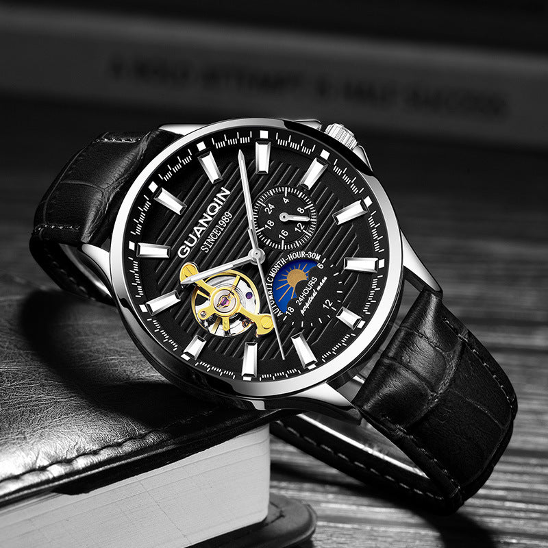 Männer-Skelett-Uhr mit mechanischem Zeiger – Bild 6 | LuxeStyle