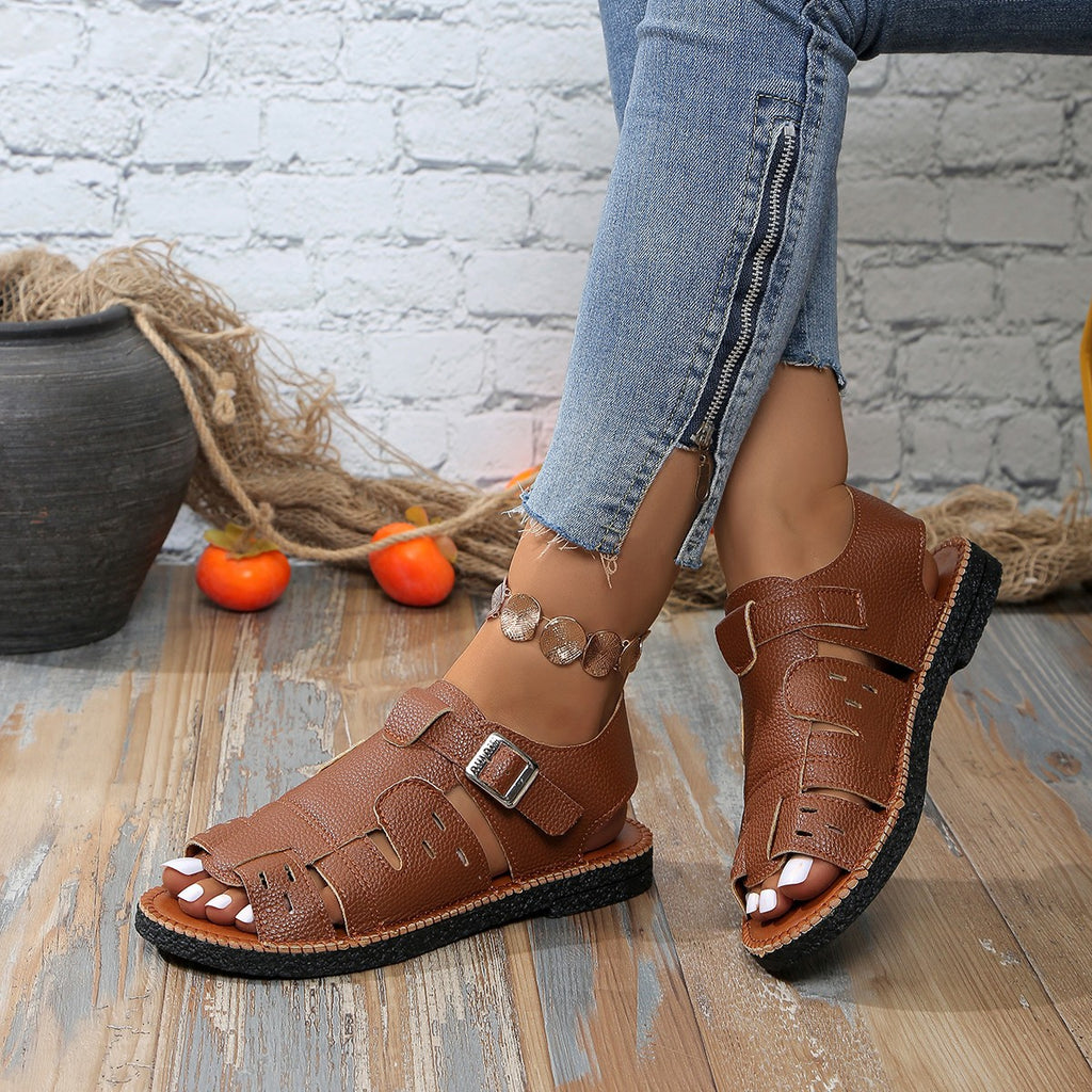 Retro-Sport-Sandale mit weicher Sohle