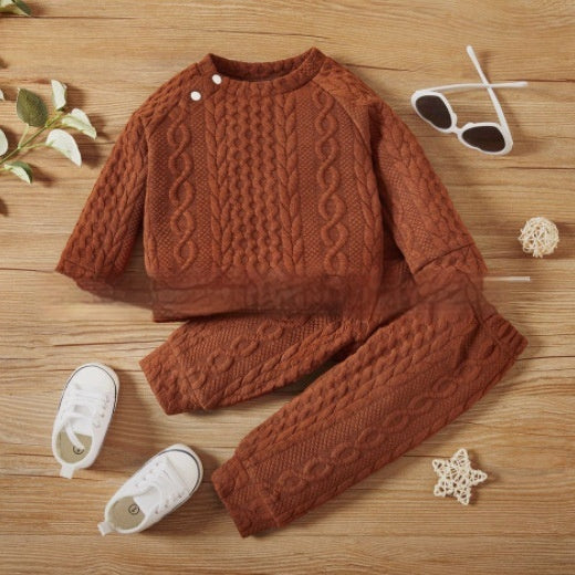 Baby-Set: Pullover und Hose aus Baumwolle – Bild 6 | LuxeStyle